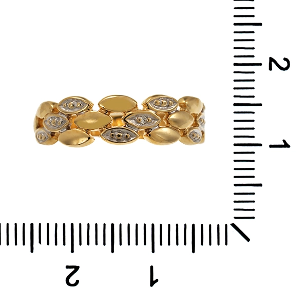 Diamantring, 8K, Gelb-/Weißgold, Diamant