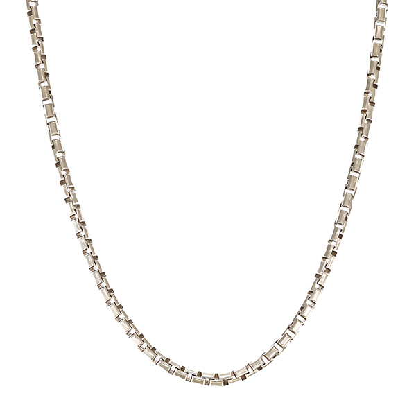 Kette, 14K, Weißgold