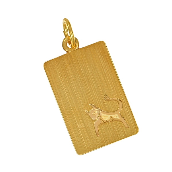Anhänger, 14K, Gelbgold, Sternzeichen
