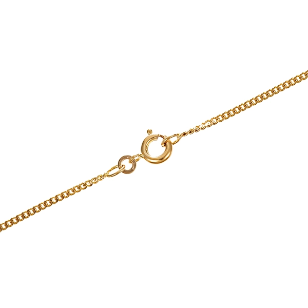 Collier, 8K, Gelbgold, Granat