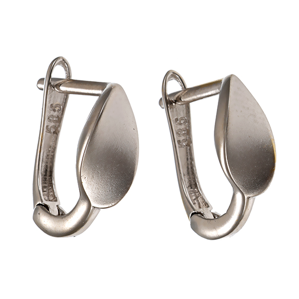 Ohrhänger, 14K,  Weißgold