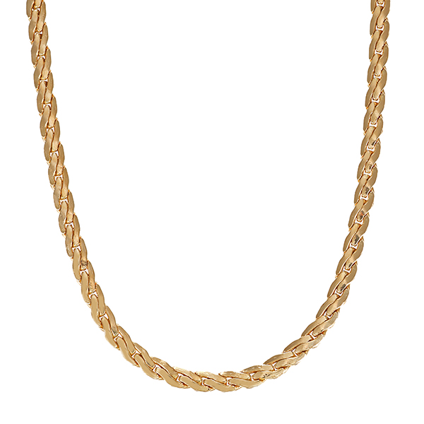 Goldkette, 14K, Gelbgold,  Fantasiemuster