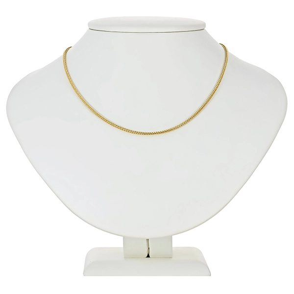 Kette, 14K, Gelbgold, Zopf-