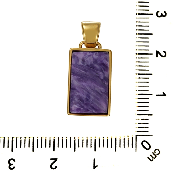 Anhänger, 9k, Gelbgold, Charoit