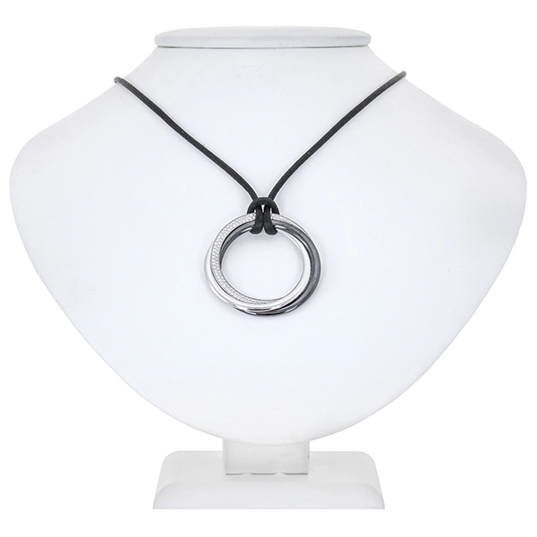 Collier, 18K, Weißgold, Brillanten, Cartier