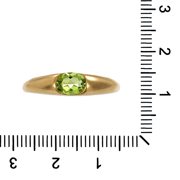 Ring, 8K, Gelbgold, Peridot