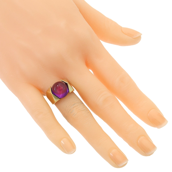 Ring, 14K, Gelbgold, Amethyst