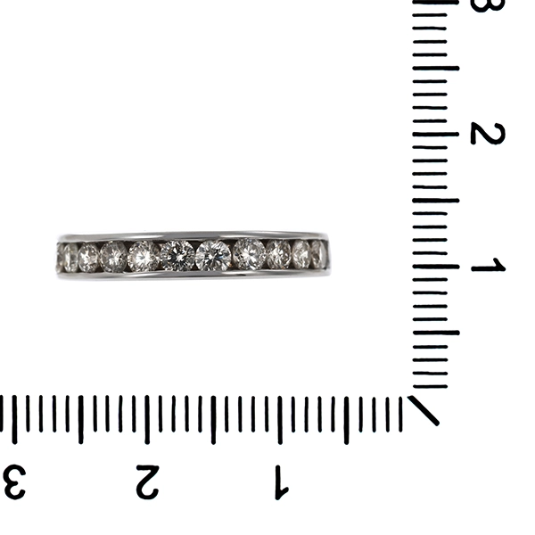 Diamantring, 14K, Weißgold, Brillanten