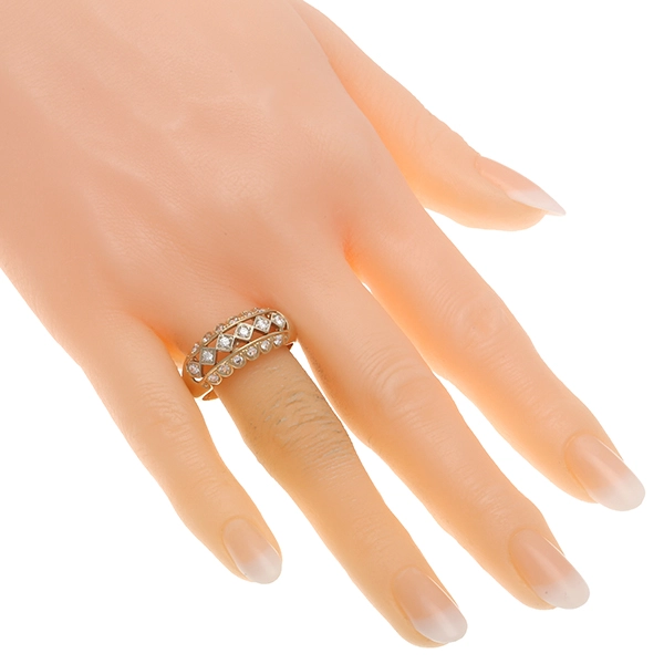 Ring, 14K, Gelbgold, Zirkonia