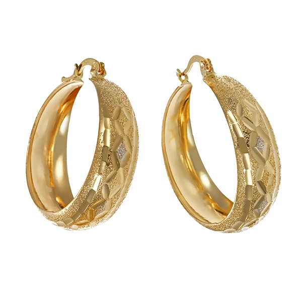 Creolen, 14K, Gelbgold