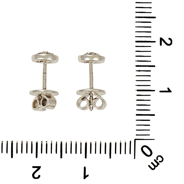 Ohrstecker, 14K, Weißgold, Brillanten