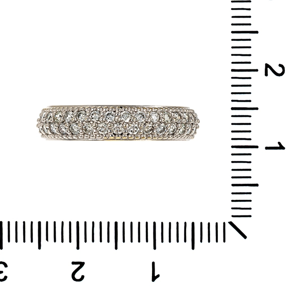 Brillantring, 14K, Weißgold, Christ