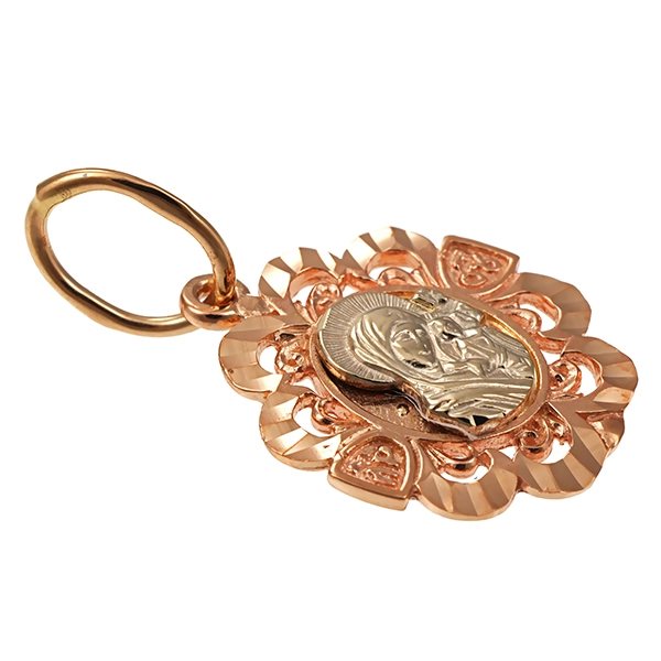 Anhänger, 14K, Rotgold