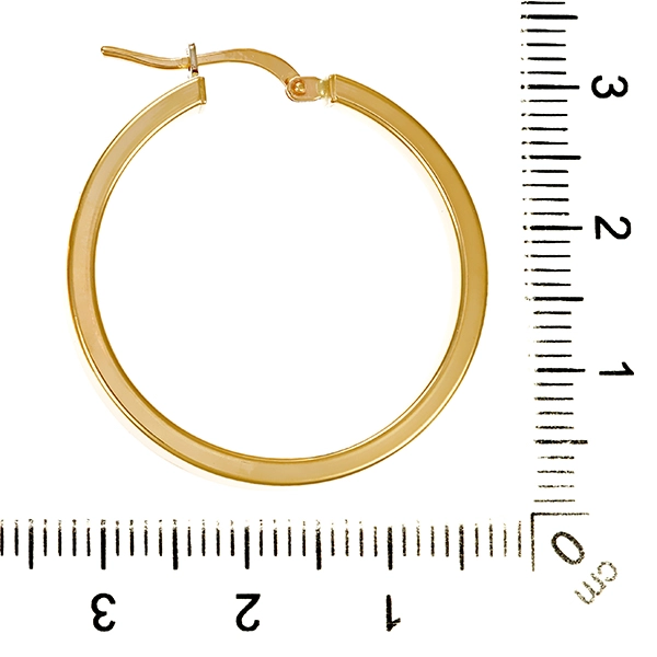 Creolen, 14K, Gelbgold