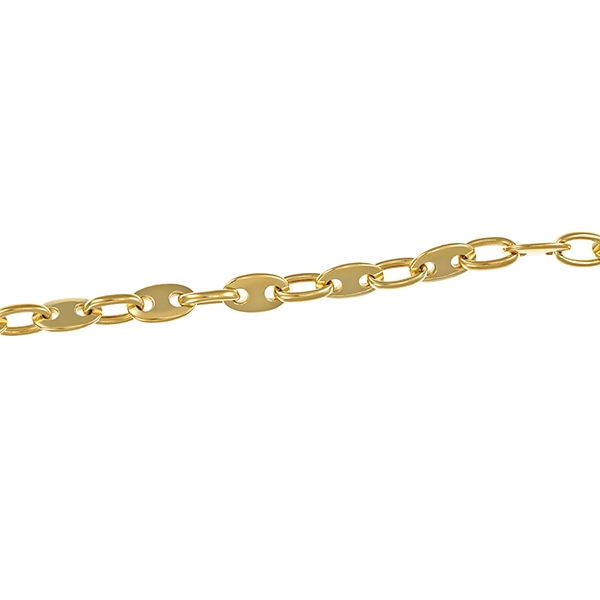 Armband, 14K, Gelbgold, Schiffsanker-