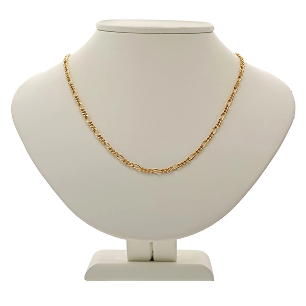 Kette, 14K, Gelbgold, Figaro-