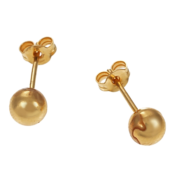 Ohrstecker, 18K, Gelbgold