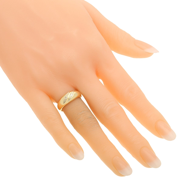 Diamantring, 14K, Gelbgold, Diamanten