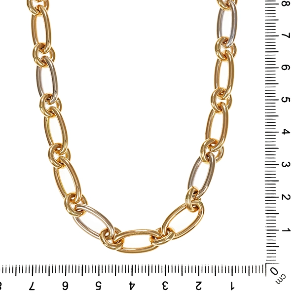 Collier, 14K, Gelb-/Weißgold