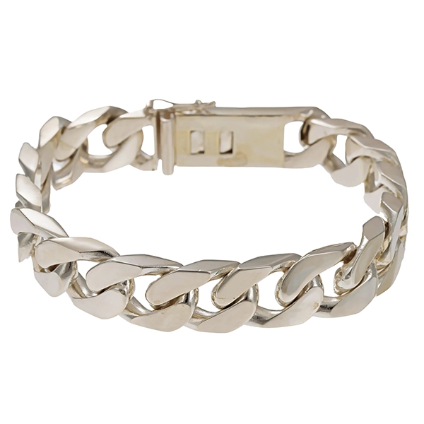Panzerarmband, 925 Silber
