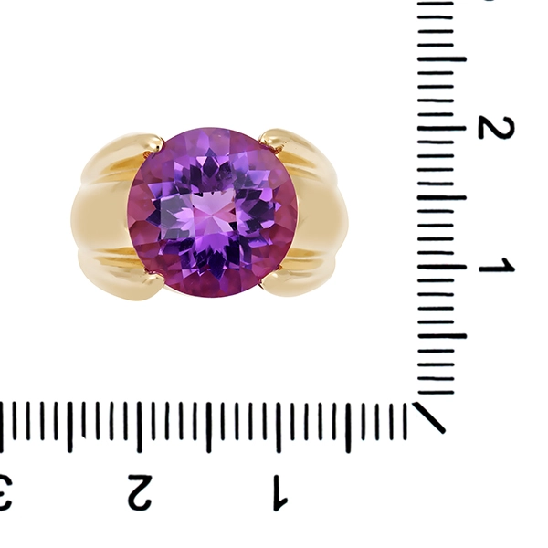 Ring, 9K, Gelbgold, Amethyst