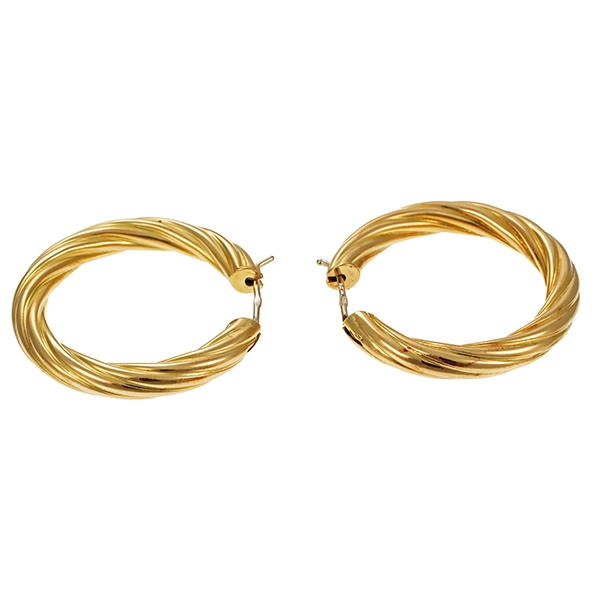 Creolen, 18K, Gelbgold