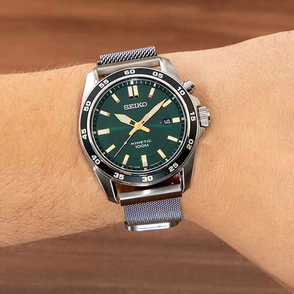 Herrenuhr Seiko 'Kinetic' Quartz