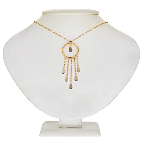Collier, 10K, Gelb-/Weißgold