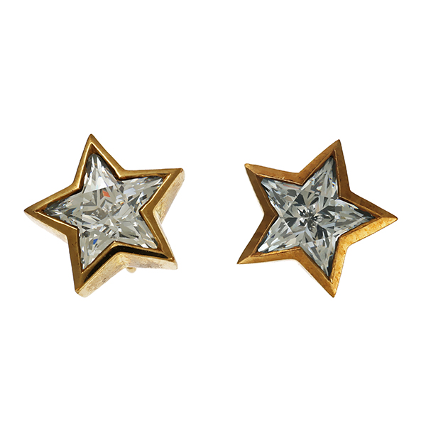 Ohrstecker, 8K, Gelbgold, Zirkonia
