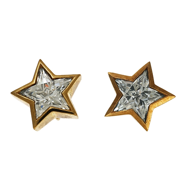 Ohrstecker, 8K, Gelbgold, Zirkonia