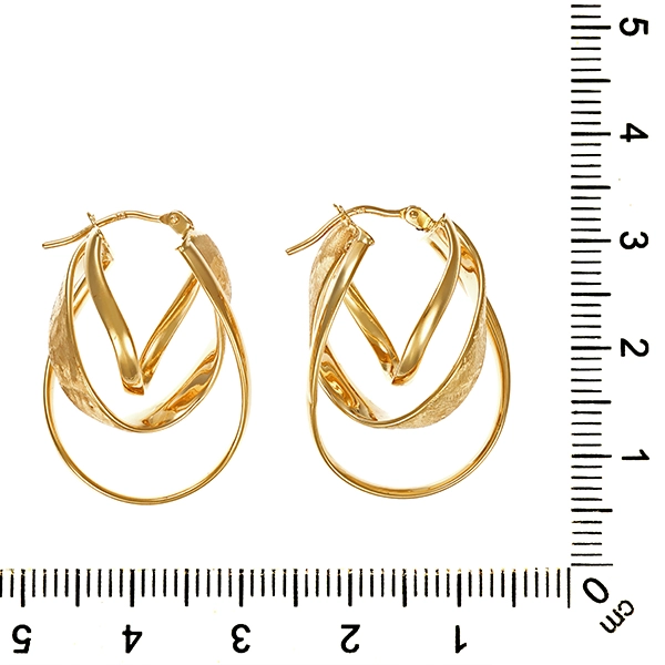 Creolen, 9K, Gelbgold