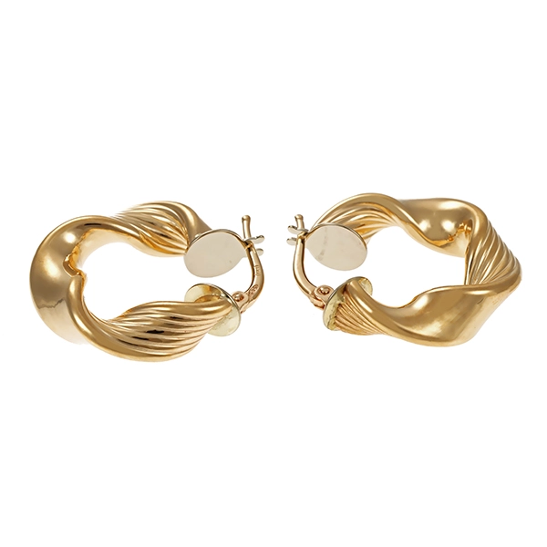 Creolen, 14K, Gelbgold