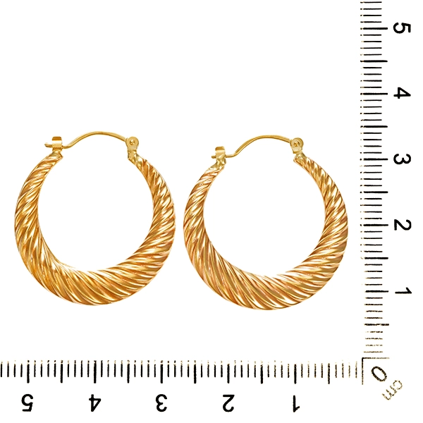Creolen, 8K, Gelbgold