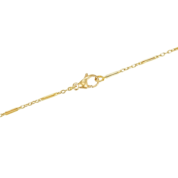 Collier, 18K, Gelbgold, Saphir, Perlen