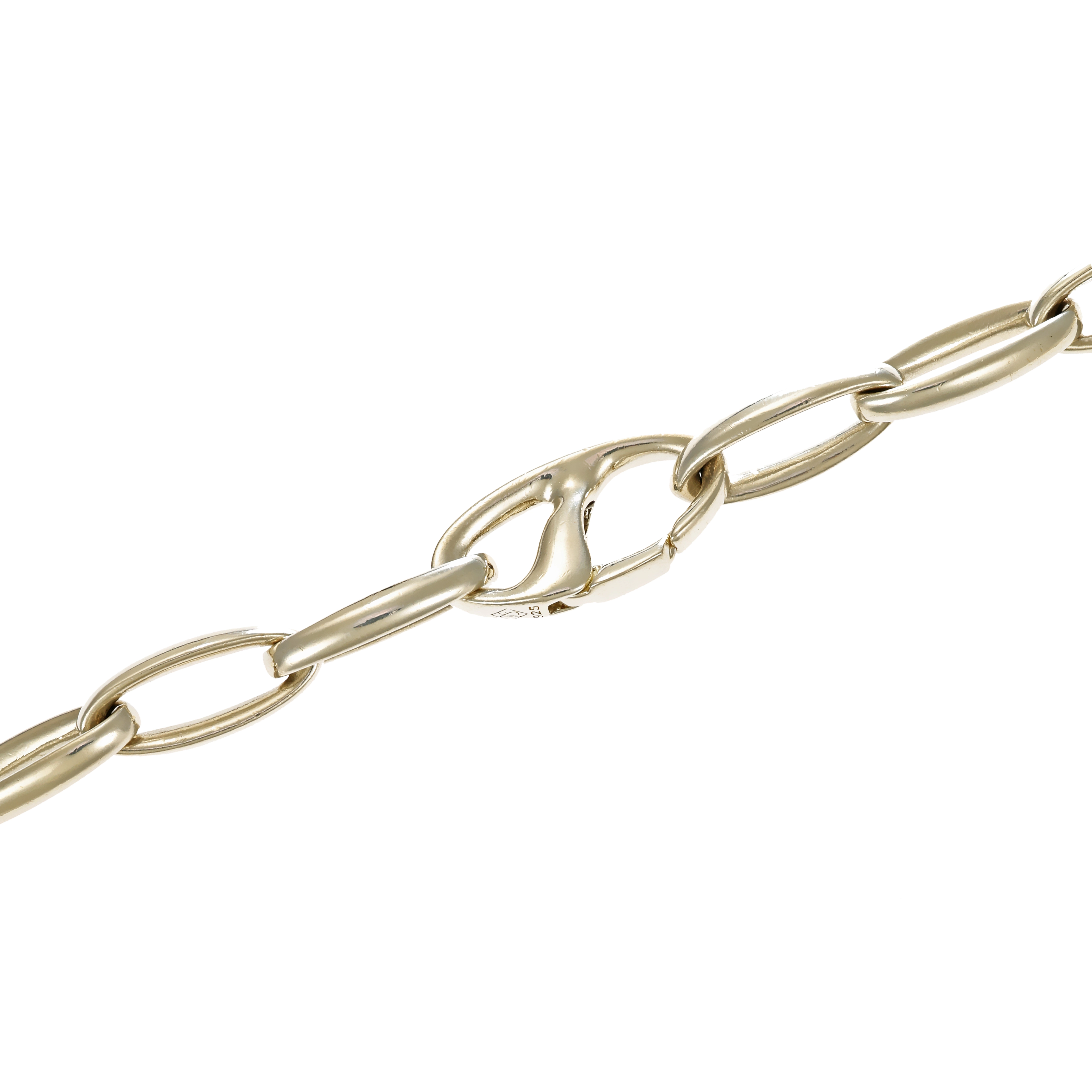 Collier, 925, Silber, Anker