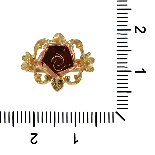 Ring, 8K, Gelb-/Rotgold, Rose