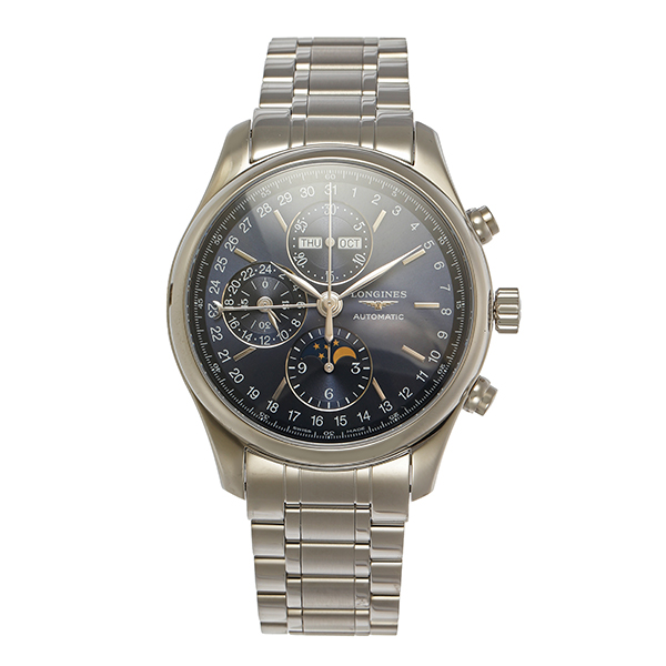 Herrenuhr, Longines 'Master Collection Chrono Moonphase' Chrono Automatik