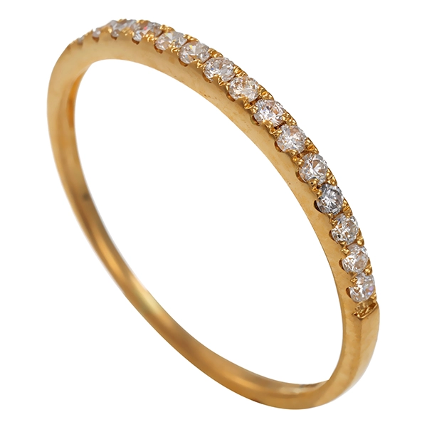 Diamantring, 18K, Gelbgold, Brillant