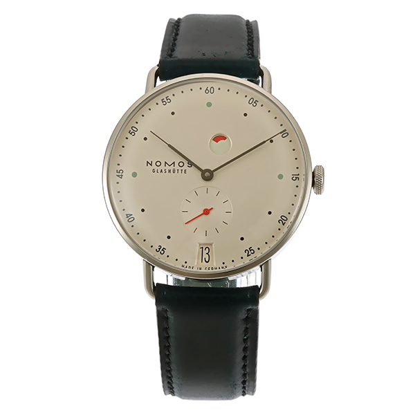 Herrenuhr Nomos 'Metro Datum Gangreserve' Handaufzug