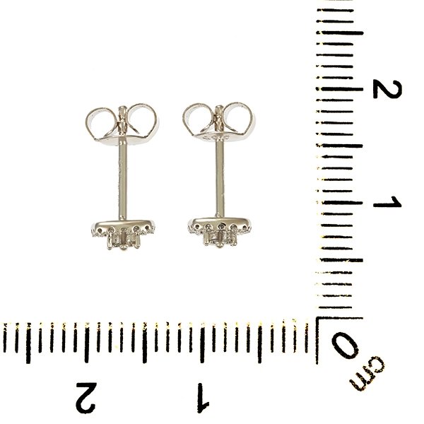 Ohrstecker, 14K, Weißgold, Brillant
