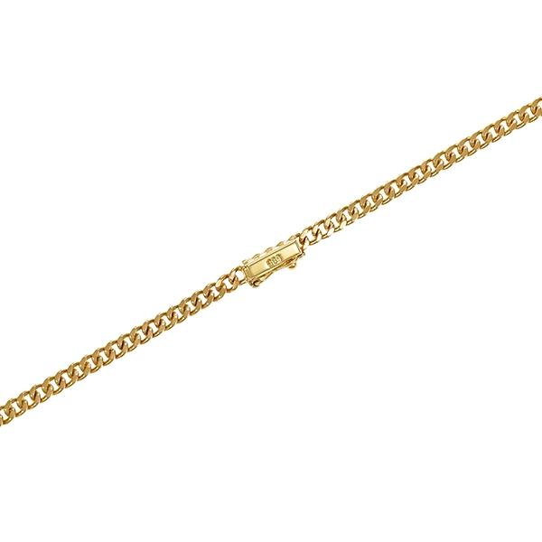Collier, 14K, Gelbgold, Brillanten