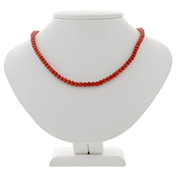Korallenkette, 18K, Gelbgold