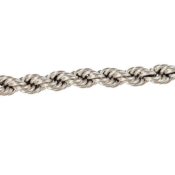 Armband, 14K, Weißgold, Kordel