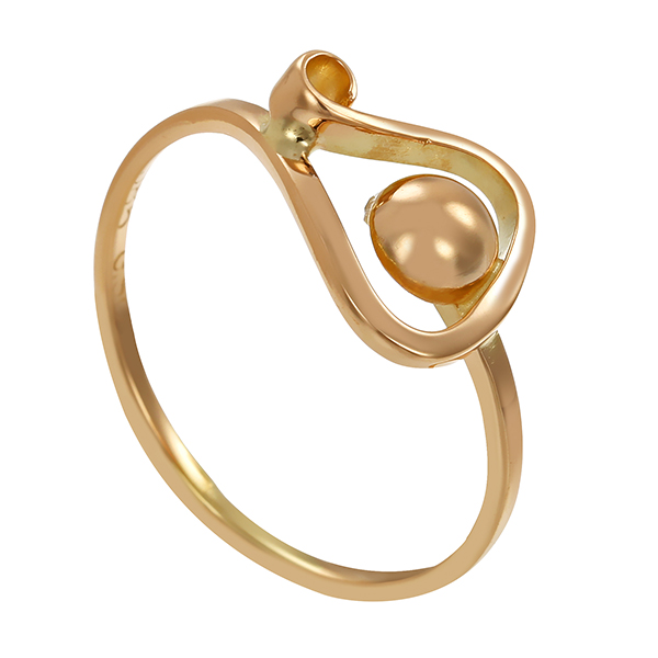 Damenring, 14K, Gelbgold