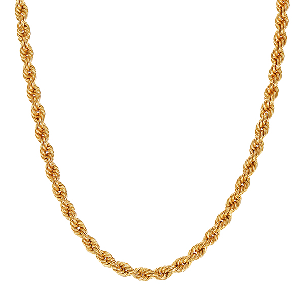 Kette, 14K, Gelbgold, Kordel