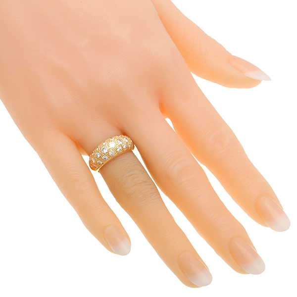 Diamantring, 18K, Gelbgold, Brillanten 1,10 ct