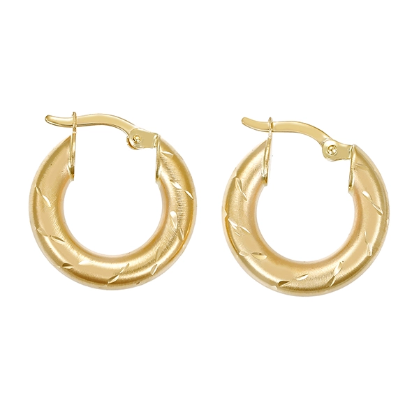 Creolen, 14K, Gelbgold