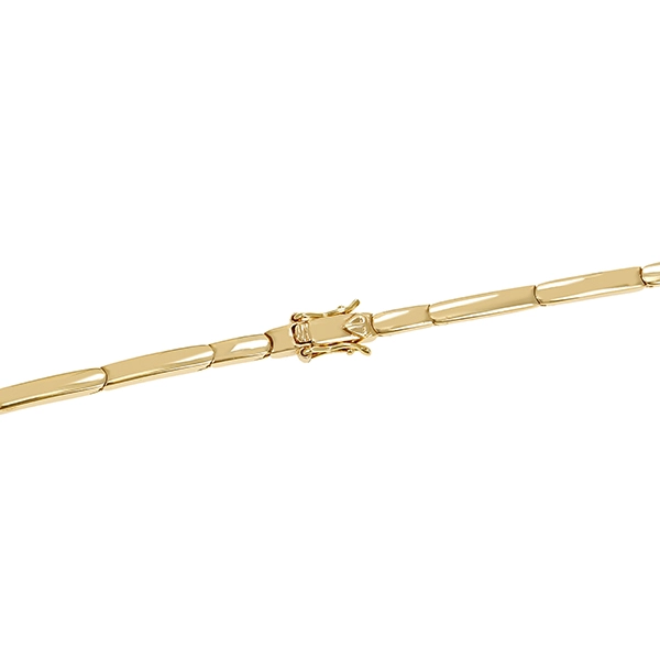 Collier, 14K, Gelb-/Weißgold, Brillanten 0,55 ct