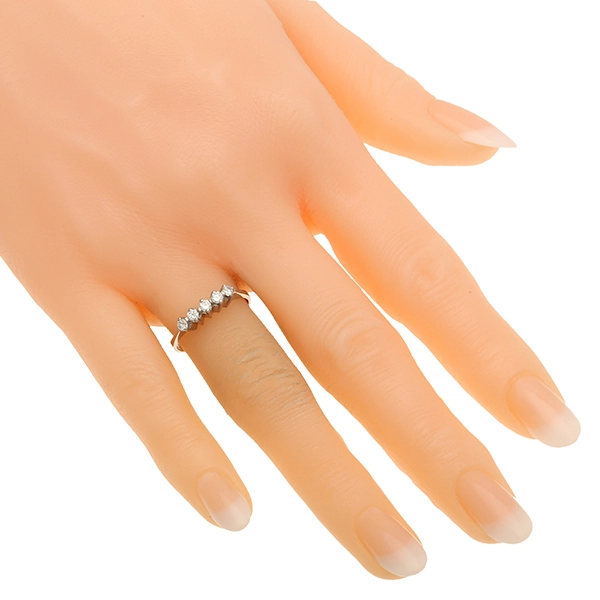 Diamantring, 18K, Weißgold, Brillanten 0,25 ct