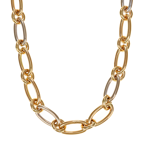 Collier, 14K, Gelb-/Weißgold